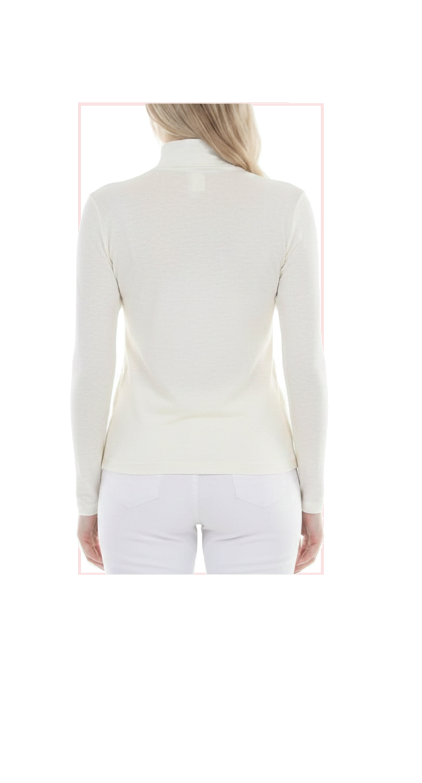 T2126:  Long-Sleeve Turtleneck Top - ONE SIZE (OSFM)
