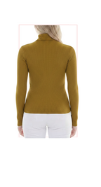 T2126:  Long-Sleeve Turtleneck Top - ONE SIZE (OSFM)