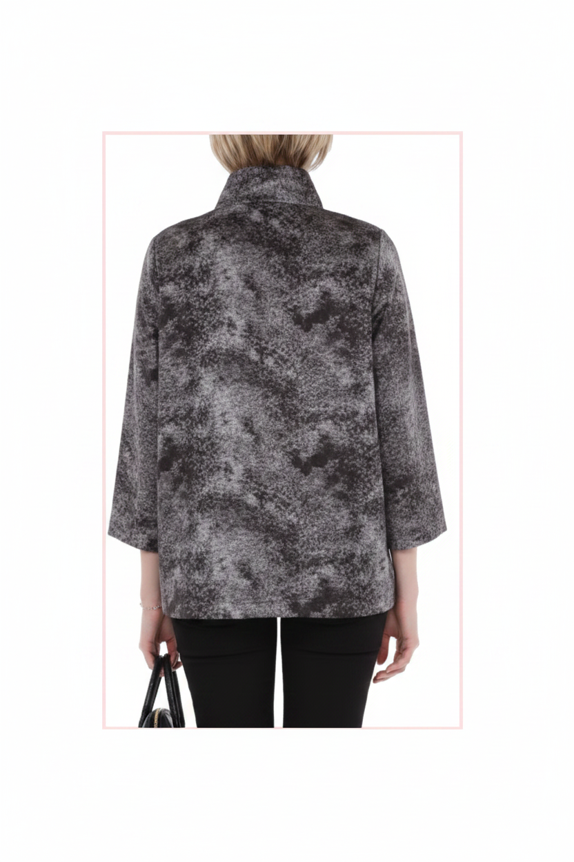 T4637:  Convertible Wire Collar Jacket