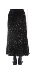 TF-7139:  Sequin Maxi Skirt