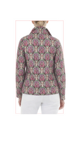 T1-4808 #1 Passion Fruit :  festive print jacket