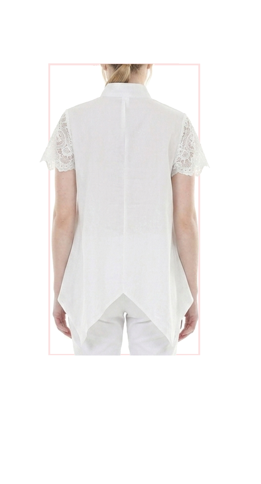 TT-4815 #1-white, #2-black :  sleeveless asymmetrical top