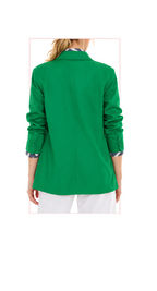 T1-4835 #1-FUCHSIA, #2-KELLY GREEN :  jacket with classic lapel