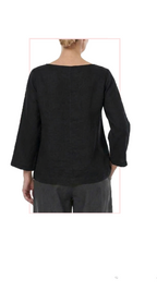 T1-5807  #1-soft white, #2-taupe, #3-black :  relaxed fit top
