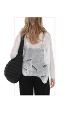 T2110 LOOSE KNIT  LONG SLEEVE SWEATER