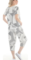 T2610 WOMENTS 2-PIECE PRINTED SET