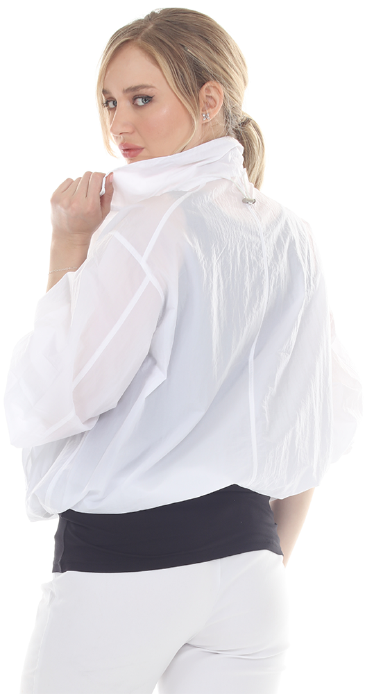 T2622 LIGHT-WEIGHT ZIP-UP JACKET WITH ELASTIC CUFFS