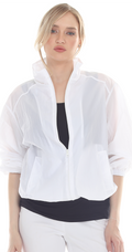 T2622 LIGHT-WEIGHT ZIP-UP JACKET WITH ELASTIC CUFFS