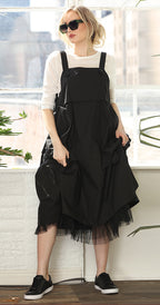 T2630 BLACK JUMPER DRESS