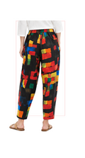 TT-7175  #1-happy : gently tapered colorful pants
