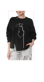 TF-5740: Abstract Figure Graphic Top
